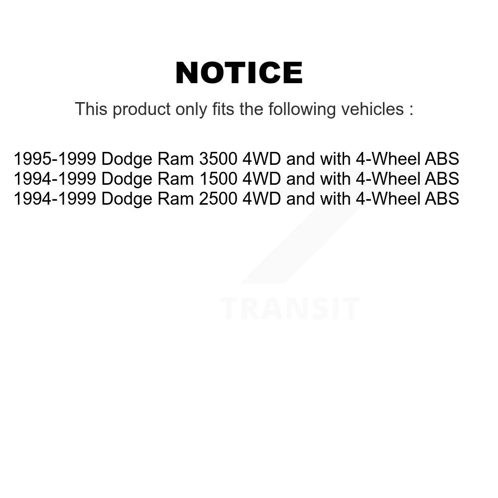 Front Left Brake Hydraulic Hose 12-H380295 For Dodge Ram 2500 1500 3500 4WD with 4-Wheel ABS