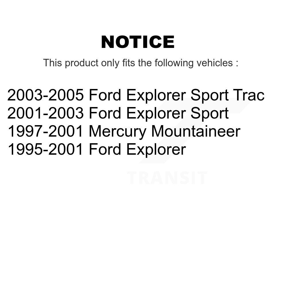 Rear Right Brake Hydraulic Hose 12-H380528 For Ford Explorer Sport Trac Mercury Mountaineer