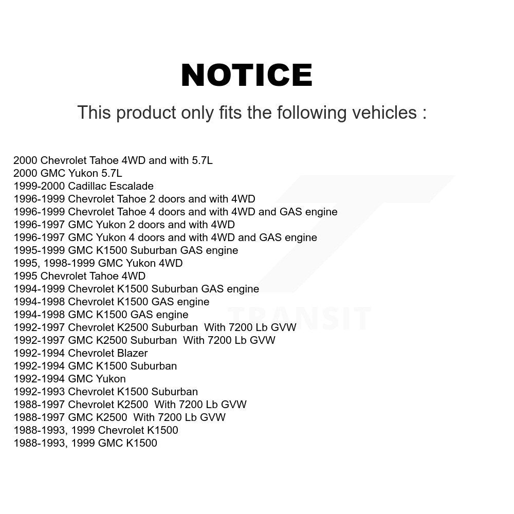 Front Right Brake Hydraulic Hose 12-H38665 For K1500 Chevrolet GMC K2500 Tahoe Yukon Suburban Blazer
