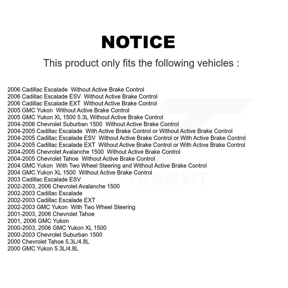 Rear Right Brake Hydraulic Hose 12-H620050 For Chevrolet Avalanche 1500 GMC Yukon Tahoe Cadillac XL