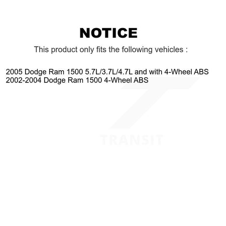 Front Right Brake Hydraulic Hose 12-H620181 For Dodge Ram 1500