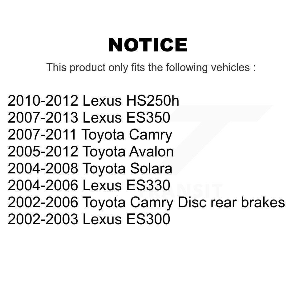 Rear Left Brake Hydraulic Hose 12-H620228 For Toyota Camry Lexus ES350 Solara Avalon ES330 ES300
