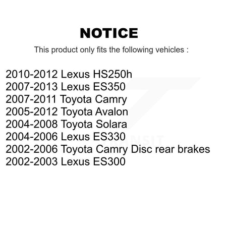 Rear Left Brake Hydraulic Hose 12-H620228 For Toyota Camry Lexus ES350 Solara Avalon ES330 ES300