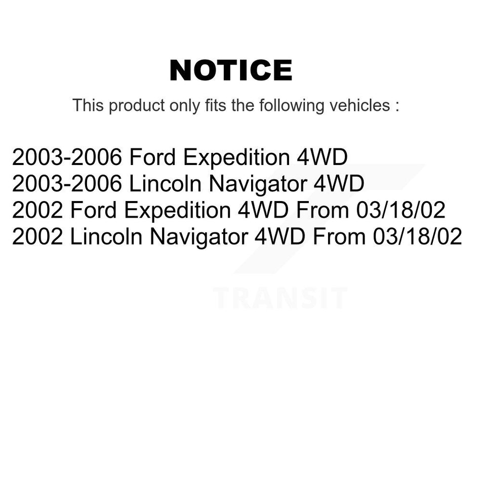 Front Right Brake Hydraulic Hose 12-H620325 For Ford Expedition Lincoln Navigator 4WD