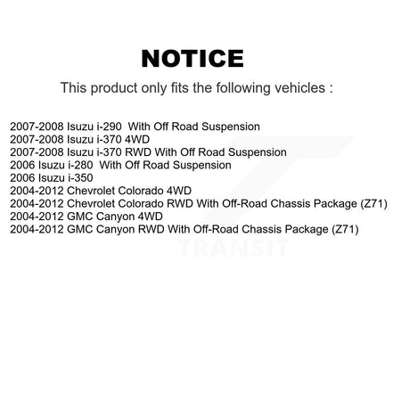 Front Left Brake Hydraulic Hose 12-H620448 For Chevrolet Colorado GMC Canyon Isuzu i-280 i-350 i-290