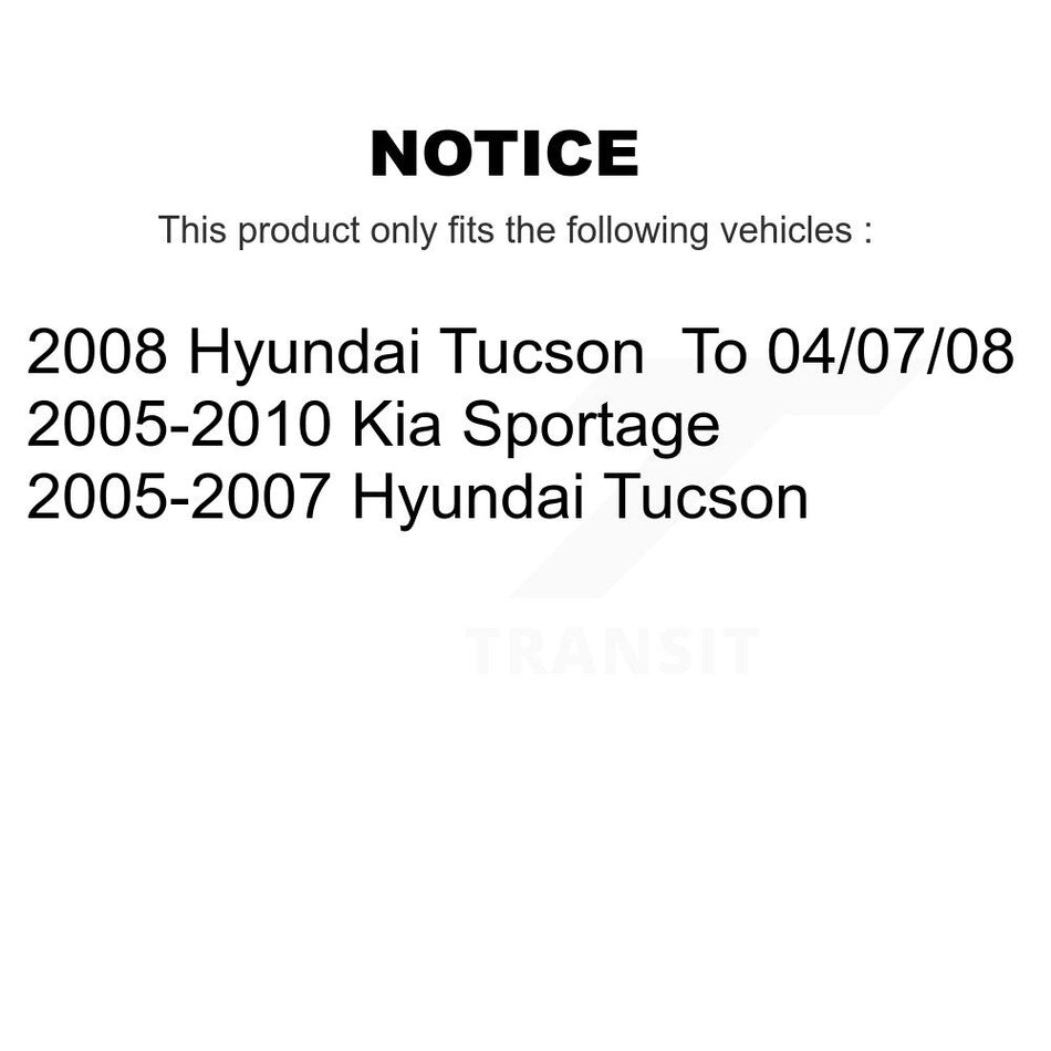 Front Right Brake Hydraulic Hose 12-H620599 For Hyundai Tucson Kia Sportage