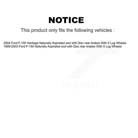 Rear Left Brake Hydraulic Hose 12-H620631 For Ford F-150 Heritage With 5 Lug Wheels