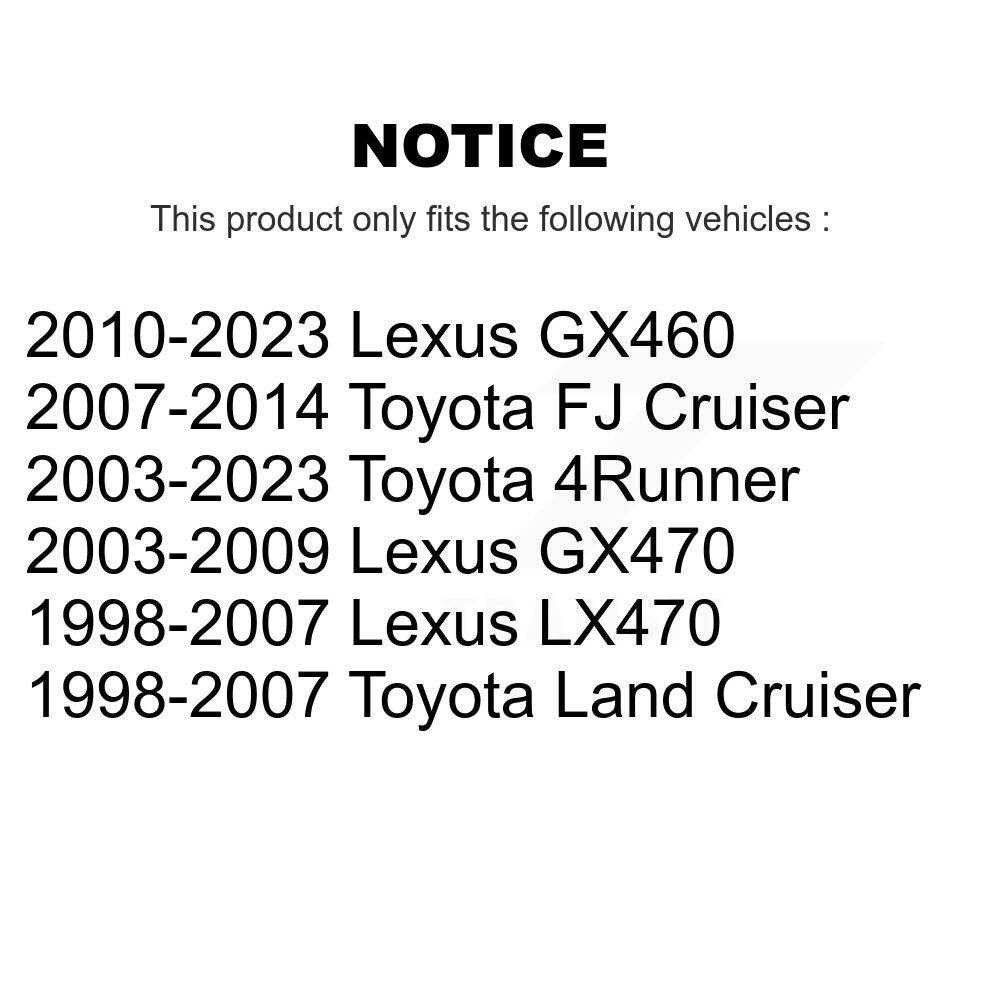 Rear Brake Hydraulic Hose 12-H620661 For Toyota 4Runner FJ Cruiser Lexus GX460 GX470 LX470 Land