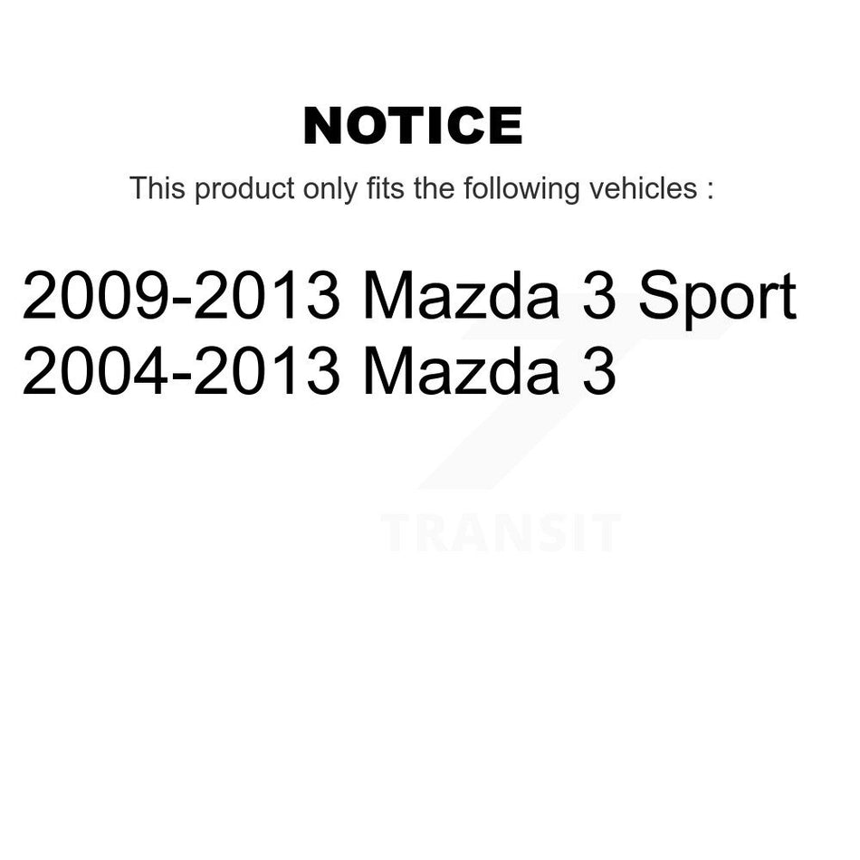Rear Brake Hydraulic Hose 12-H620686 For Mazda 3 Sport