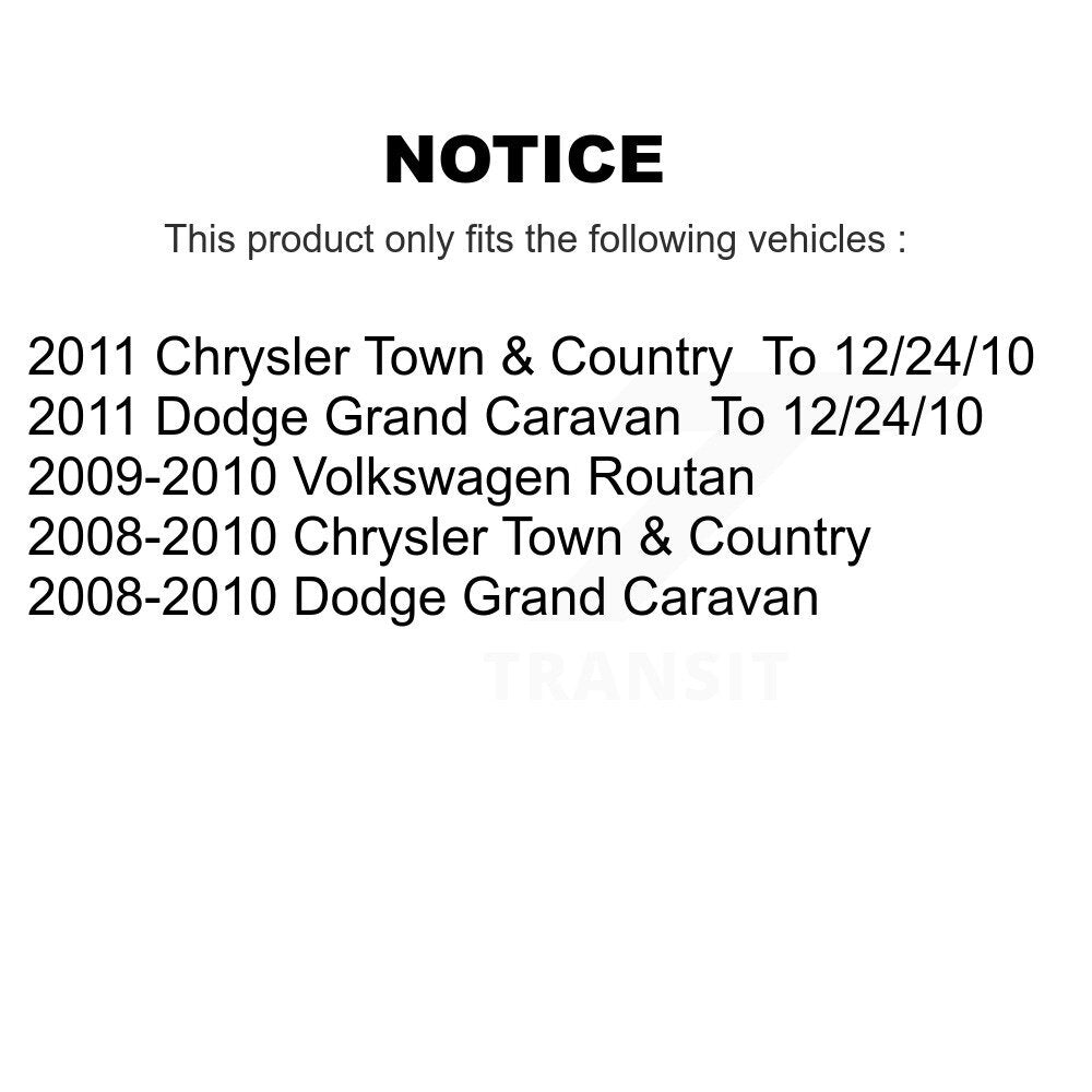 Rear Right Brake Hydraulic Hose 12-H620892 For Dodge Grand Caravan Chrysler Town & Country Routan