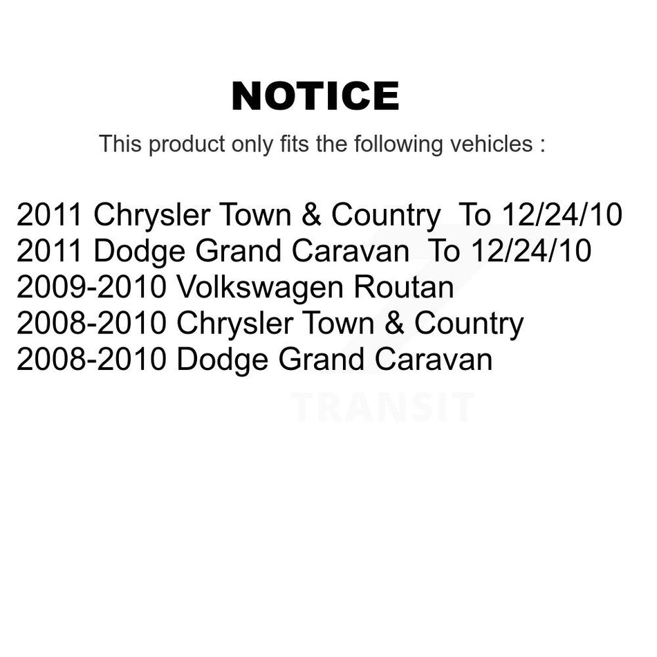 Rear Right Brake Hydraulic Hose 12-H620892 For Dodge Grand Caravan Chrysler Town & Country Routan