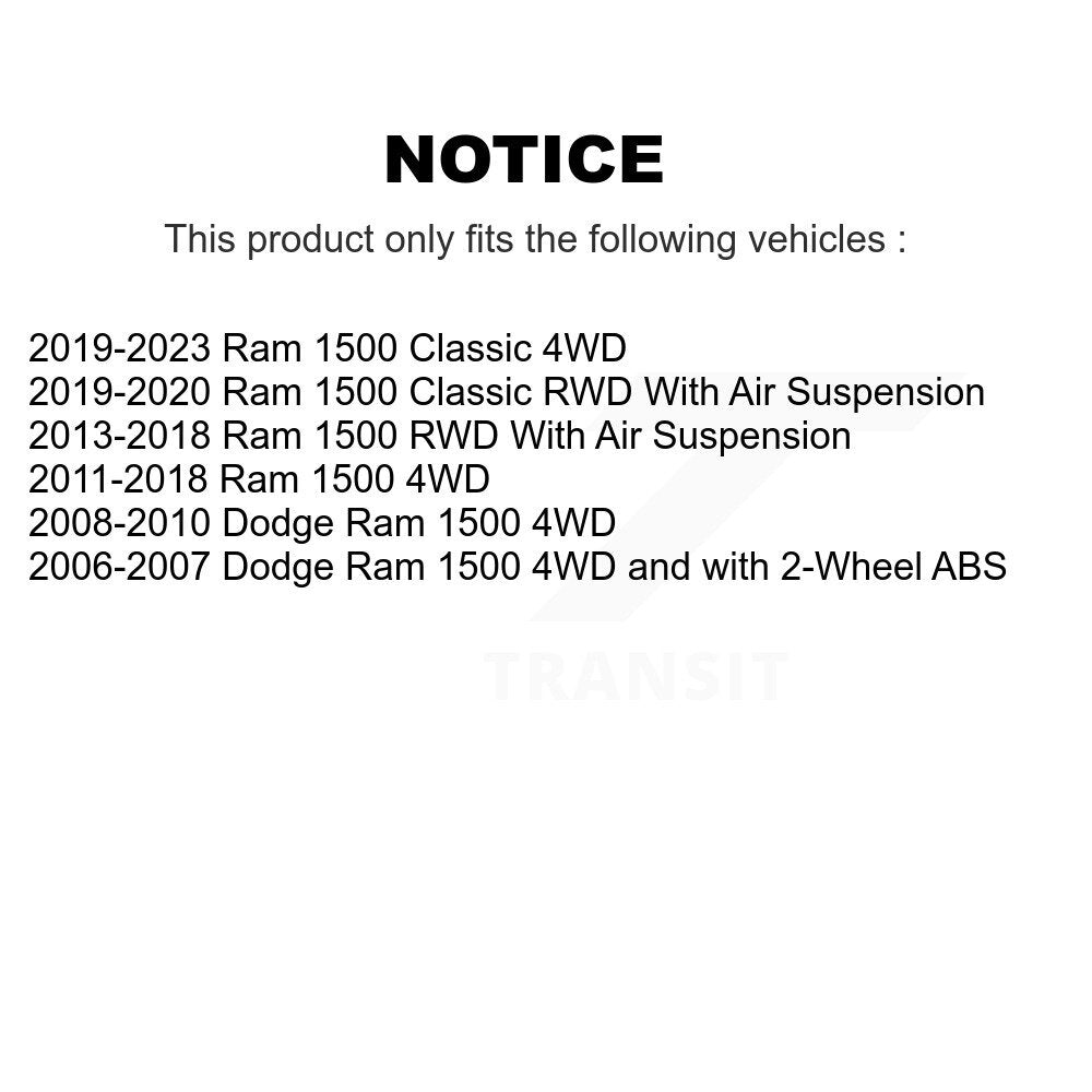 Front Right Brake Hydraulic Hose 12-H620936 For Ram 1500 Classic Dodge
