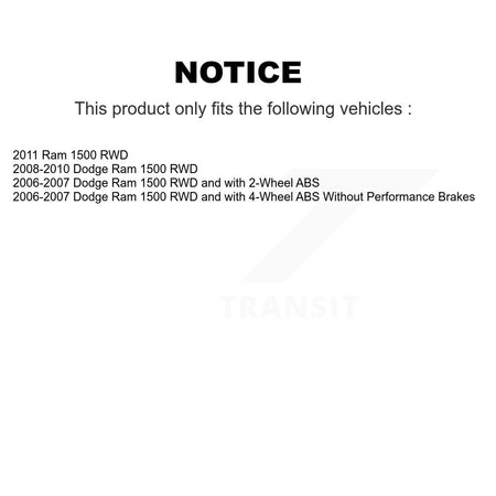 Front Left Brake Hydraulic Hose 12-H620939 For Dodge Ram 1500
