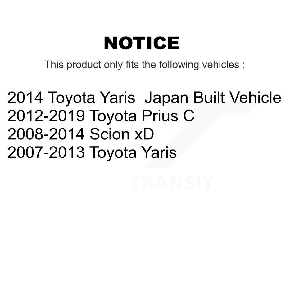 Front Right Brake Hydraulic Hose 12-H621059 For Toyota Yaris Prius C Scion xD