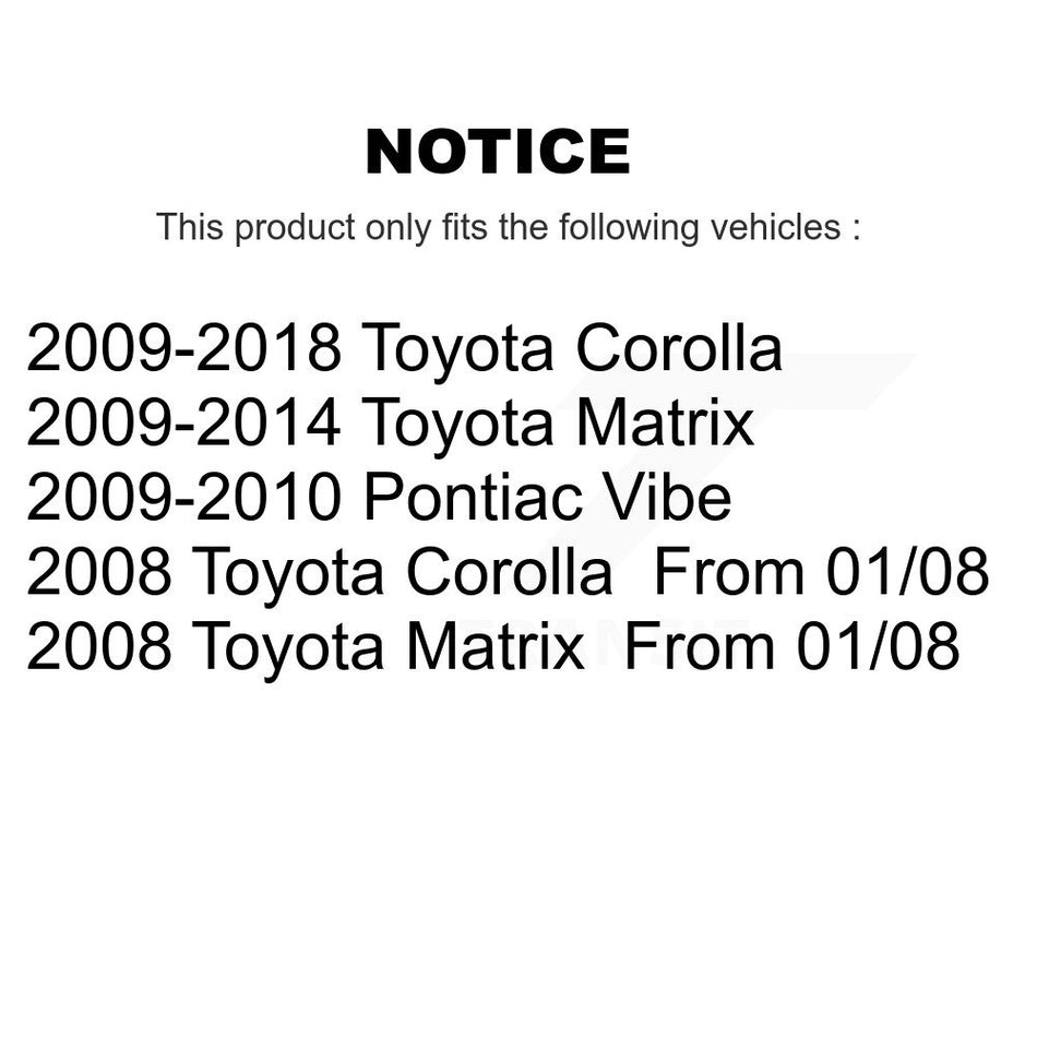 Front Right Brake Hydraulic Hose 12-H621099 For Toyota Corolla Matrix Pontiac Vibe