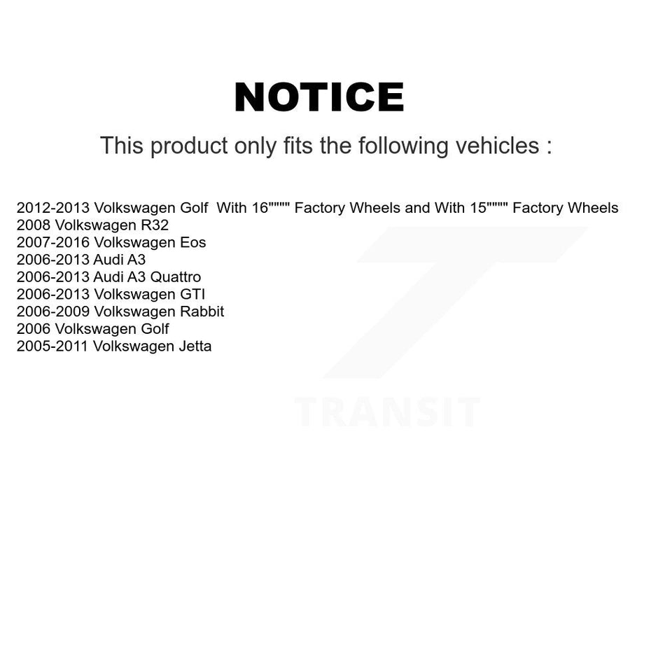 Front Brake Hydraulic Hose 12-H621175 For Volkswagen Jetta Golf Rabbit GTI Audi Eos A3 Quattro R32
