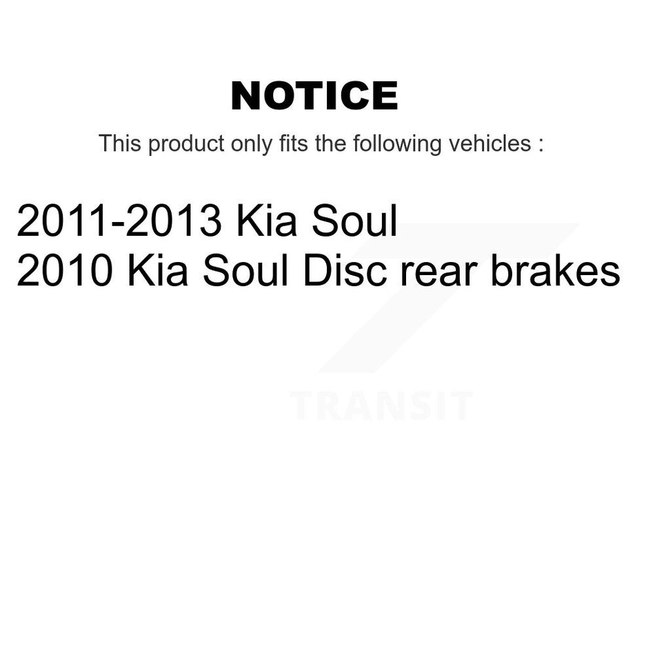 Rear Outer Brake Hydraulic Hose 12-H621378 For Kia Soul