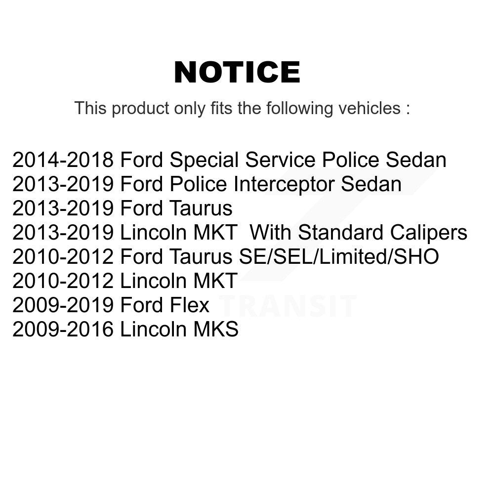 Rear Brake Hydraulic Hose 12-H621466 For Ford Flex Taurus Lincoln Police Interceptor Sedan MKS MKT