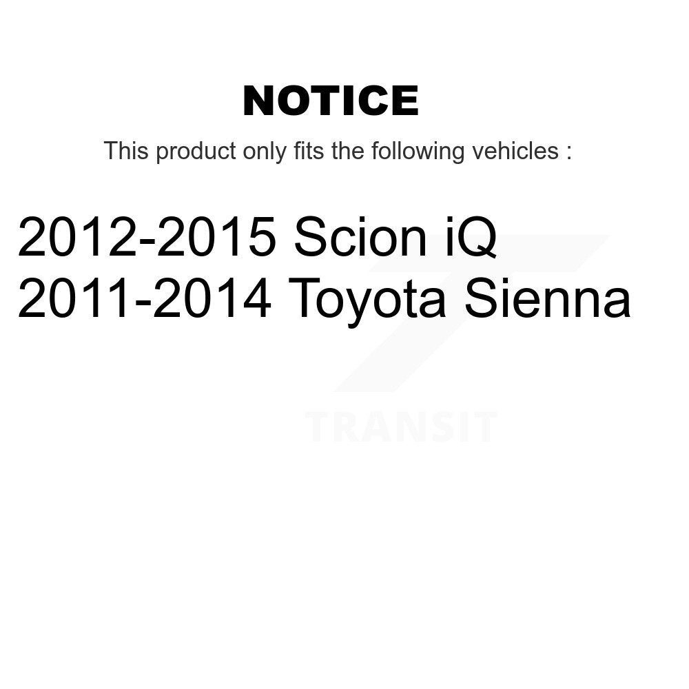 Rear Brake Hydraulic Hose 12-H621598 For Toyota Sienna Scion iQ