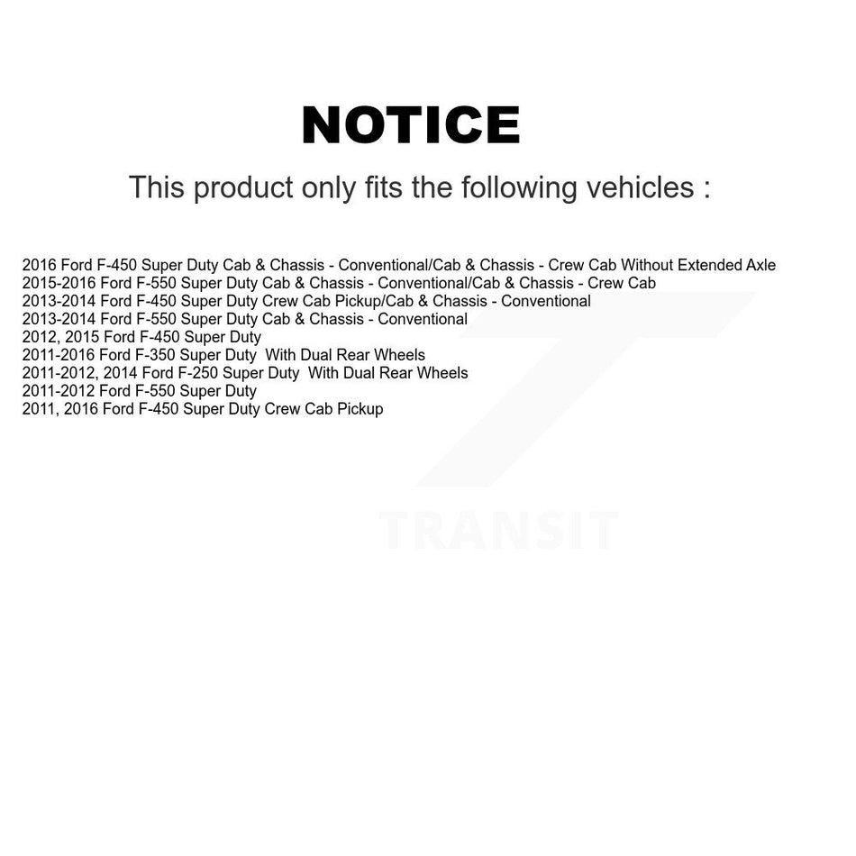 Rear Center Brake Hydraulic Hose 12-H621618 For Ford F-350 Super Duty F-250 F-450 F-550