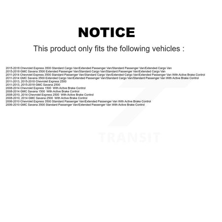 Rear Left Brake Hydraulic Hose 12-H621670 For GMC Chevrolet Savana 2500 3500 Express 1500