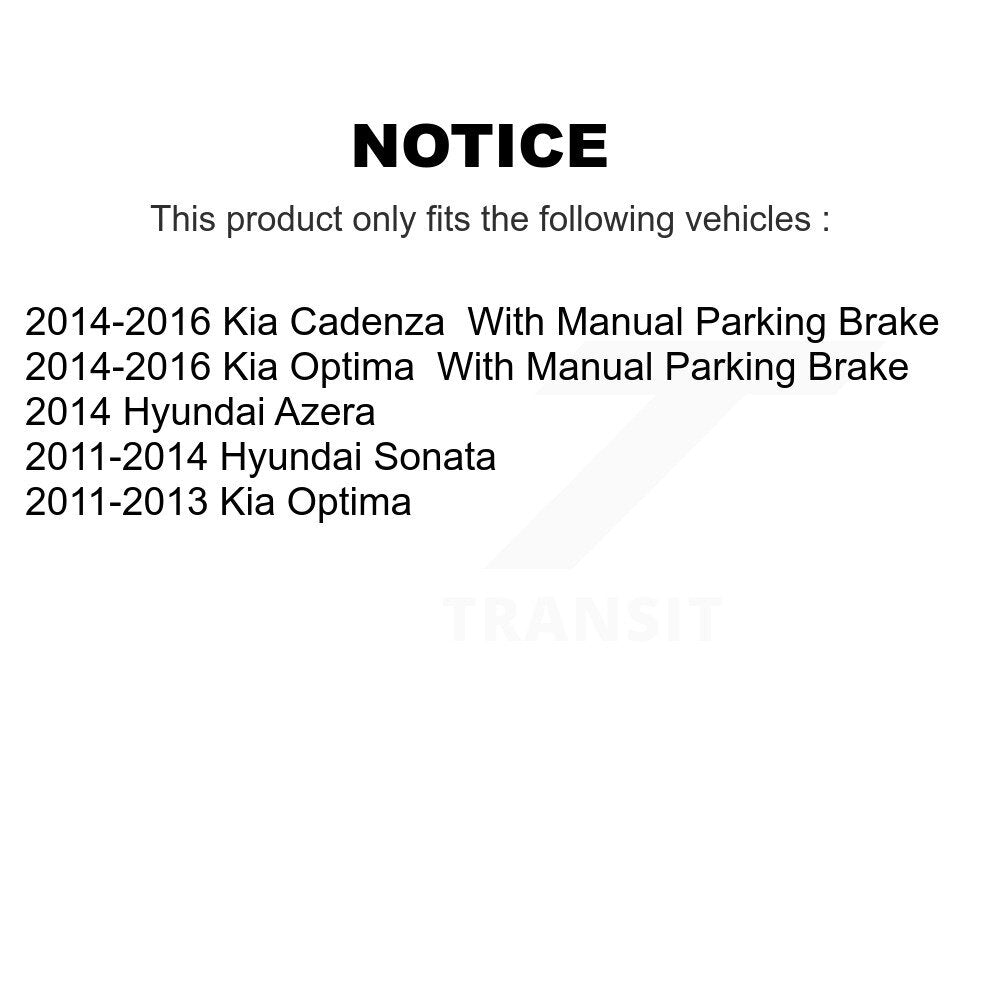 Rear Left Brake Hydraulic Hose 12-H621782 For Hyundai Sonata Kia Optima Cadenza Azera