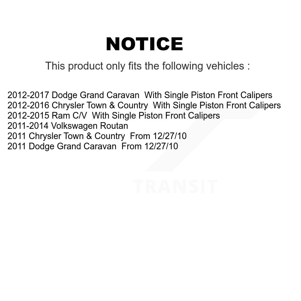 Rear Right Brake Hydraulic Hose 12-H621789 For Dodge Grand Caravan Chrysler Town & Country Ram C/V