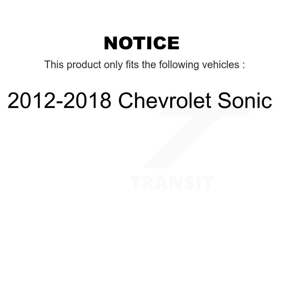 Front Brake Hydraulic Hose 12-H622036 For 2012-2018 Chevrolet Sonic