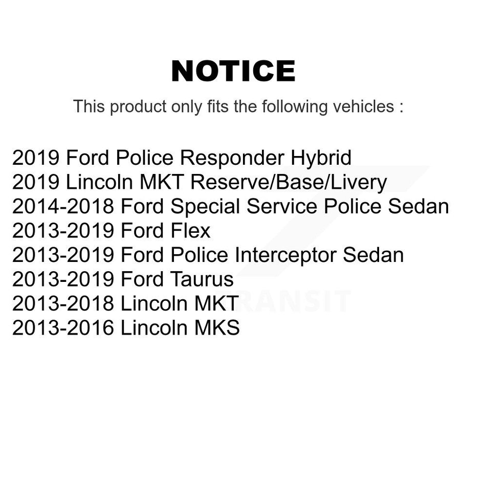 Front Left Brake Hydraulic Hose 12-H622049 For Ford Flex Taurus Police Interceptor Sedan Lincoln MKT