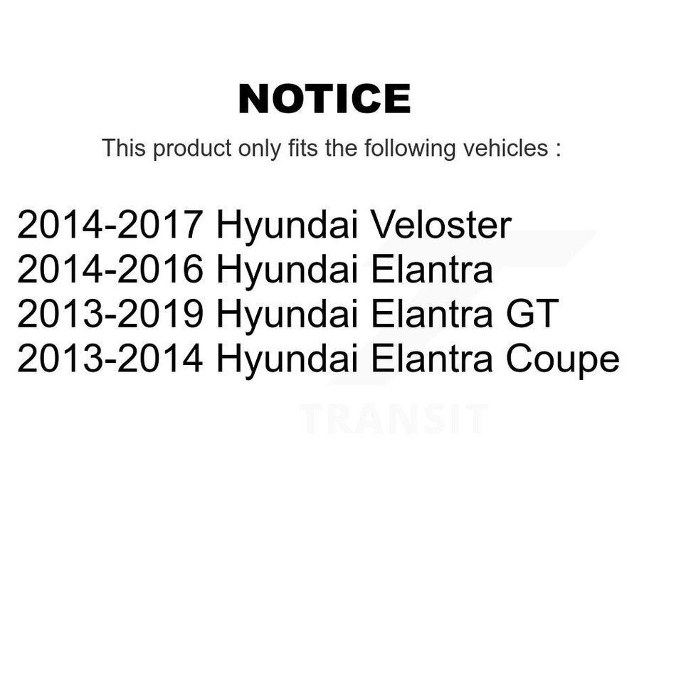 Front Left Brake Hydraulic Hose 12-H622263 For Hyundai Elantra GT Veloster Coupe