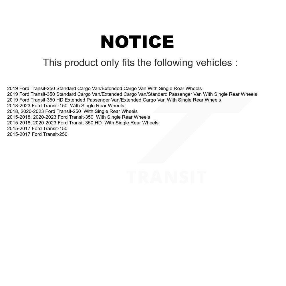Rear Brake Hydraulic Hose 12-H622445 For Ford Transit-250 Transit-150 Transit-350 HD