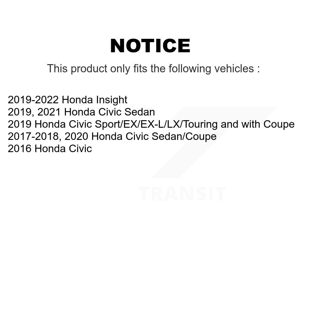 Front Left Brake Hydraulic Hose 12-H622529 For Honda Civic Insight