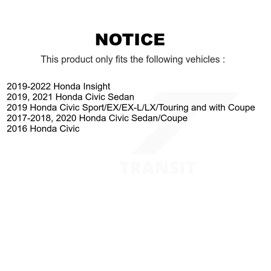 Front Left Brake Hydraulic Hose 12-H622529 For Honda Civic Insight