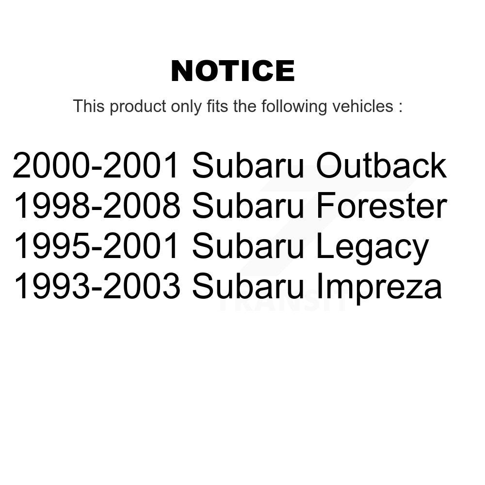 Rear Drum Brake Hardware Kit 13-H17347 For Subaru Forester Impreza Legacy Outback