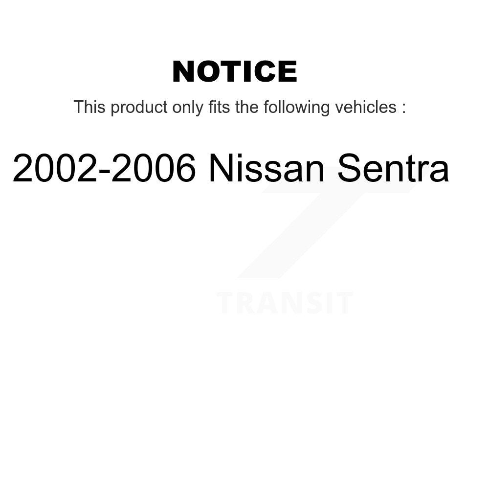 Rear Drum Brake Hardware Kit 13-H17375 For 2002-2006 Nissan Sentra