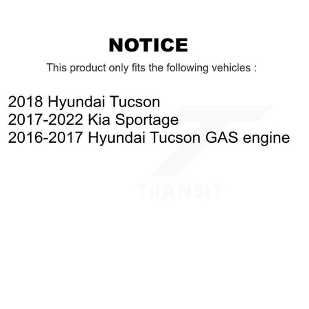Rear Parking Brake Hardware Kit 13-H17498 For Hyundai Tucson Kia Sportage