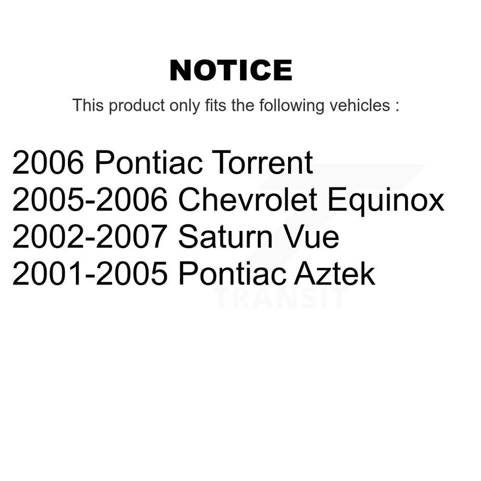 Rear Drum Brake Hardware Kit 13-H7316 For Saturn Vue Chevrolet Equinox Pontiac Torrent Aztek
