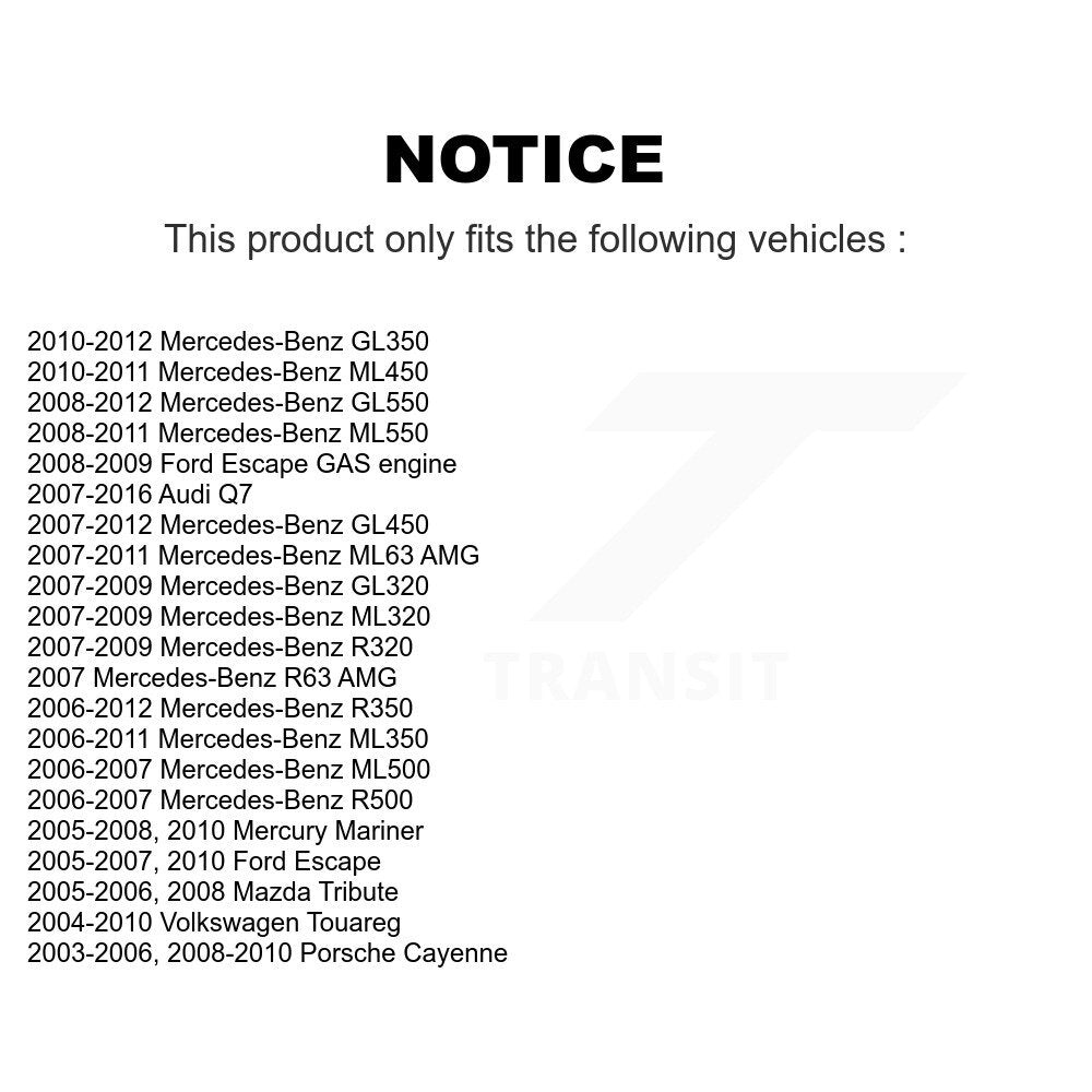 Rear Parking Brake Hardware Kit 13-H7335 For Ford Escape Mercedes-Benz Audi Q7 ML350 Mazda Tribute