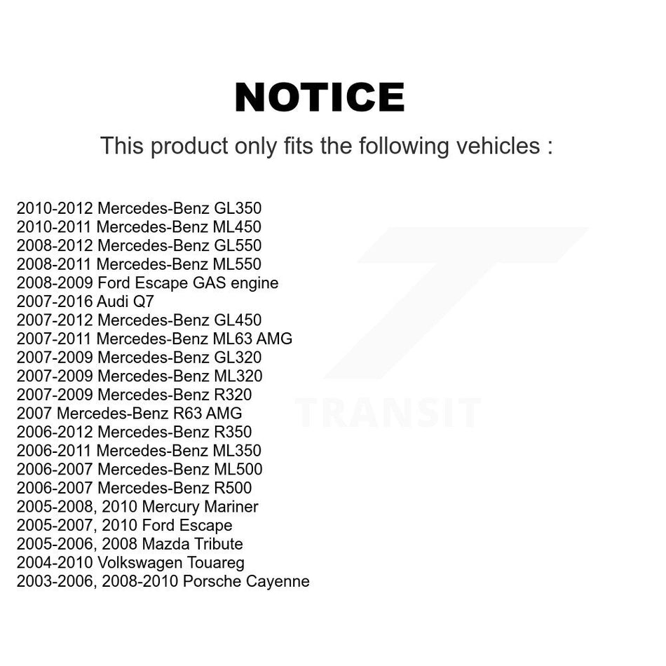 Rear Parking Brake Hardware Kit 13-H7335 For Ford Escape Mercedes-Benz Audi Q7 ML350 Mazda Tribute