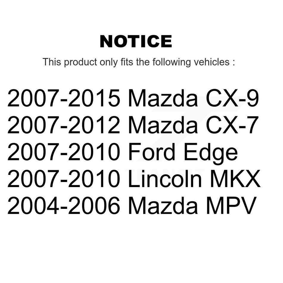 Rear Parking Brake Hardware Kit 13-H7350 For Mazda Ford Edge CX-7 CX-9 Lincoln MKX MPV
