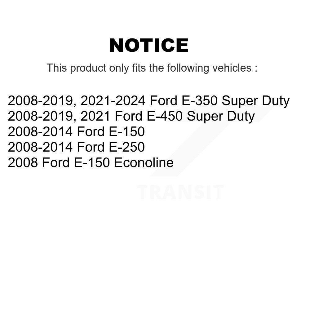 Rear Parking Brake Hardware Kit 13-H7357 For Ford E-350 Super Duty E-250 E-450 E-150 Econoline