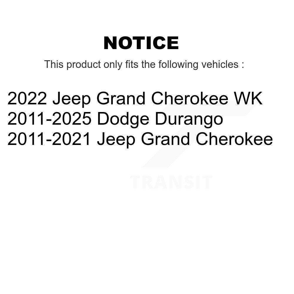 Rear Parking Brake Hardware Kit 13-H7367 For Jeep Grand Cherokee Dodge Durango WK
