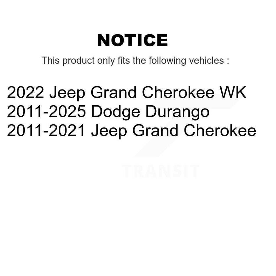 Rear Parking Brake Hardware Kit 13-H7367 For Jeep Grand Cherokee Dodge Durango WK