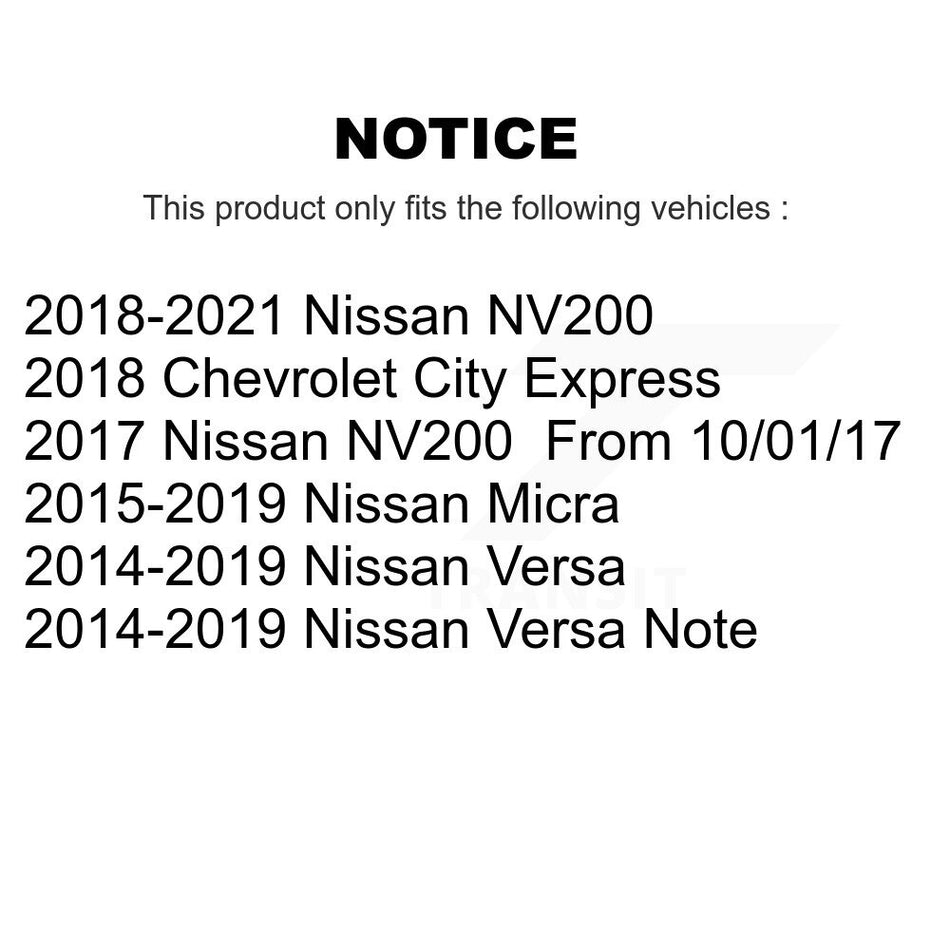 Cabin Air Filter 54-WP10277 For Nissan Versa Note NV200 Chevrolet City Express Micra