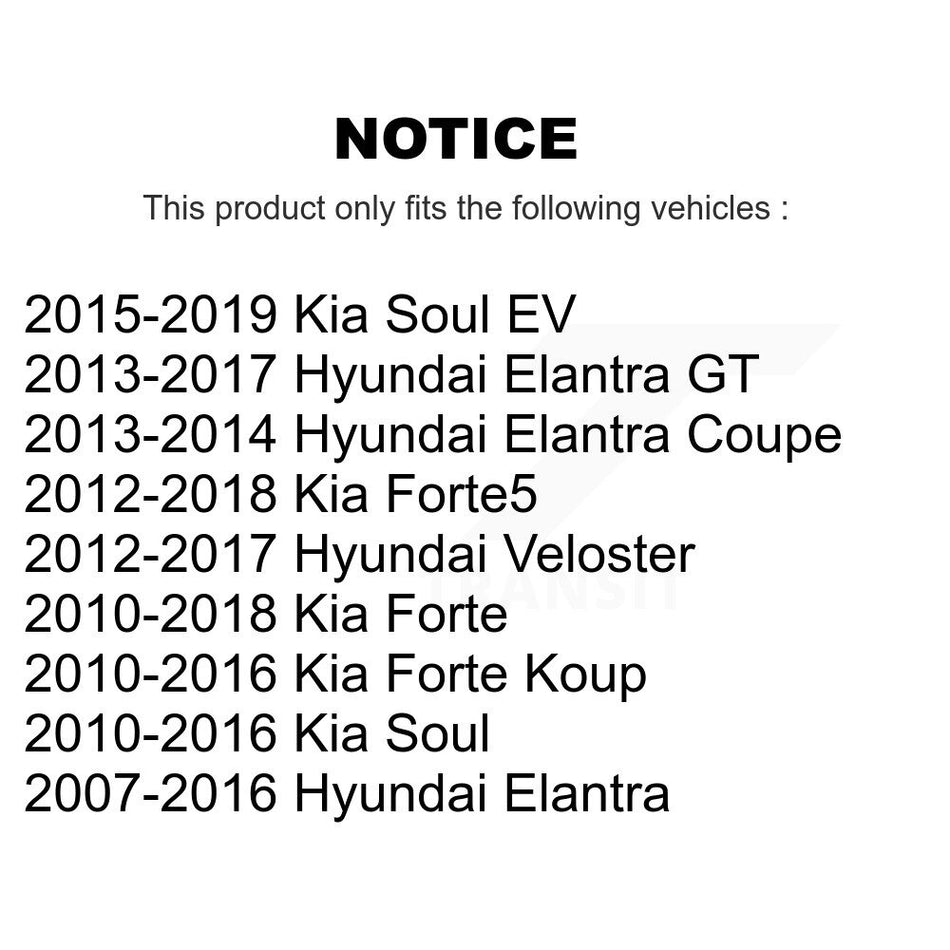 Front Wheel Bearing 70-510093 For Hyundai Kia Elantra Soul Forte Veloster GT Forte5 Koup Coupe EV