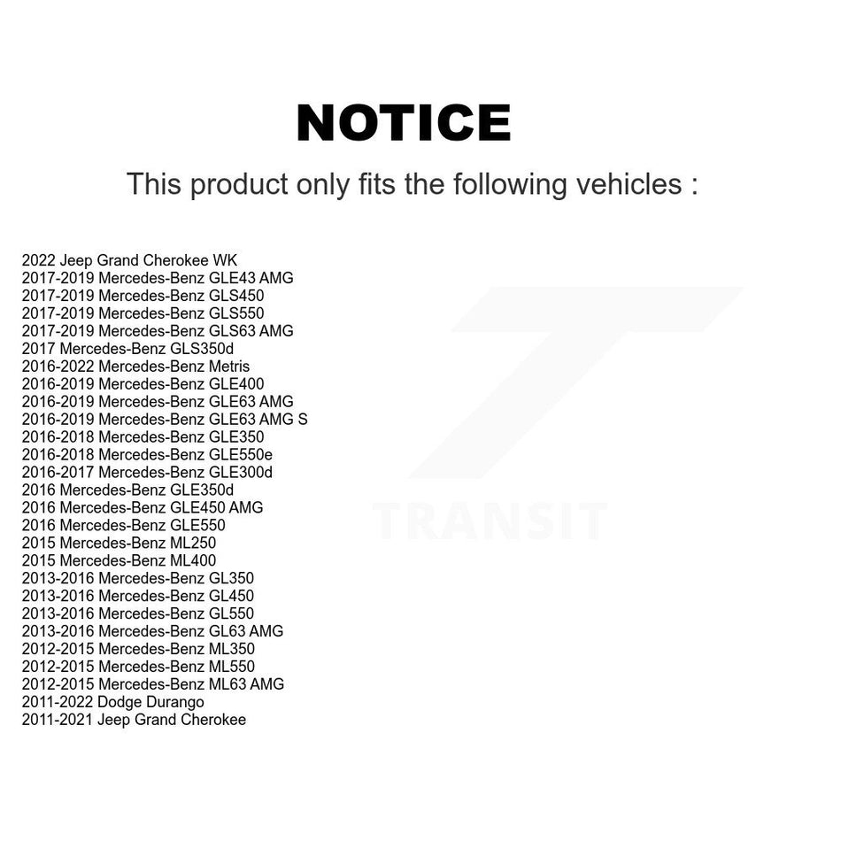 Rear Wheel Bearing 70-510116 For Jeep Grand Cherokee Mercedes-Benz Dodge Durango ML350 GLE400 Metris