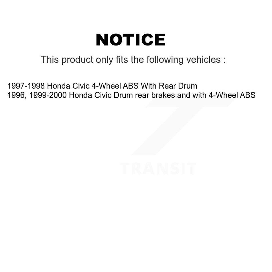 Rear Wheel Bearing Hub Assembly 70-512042 For Honda Civic