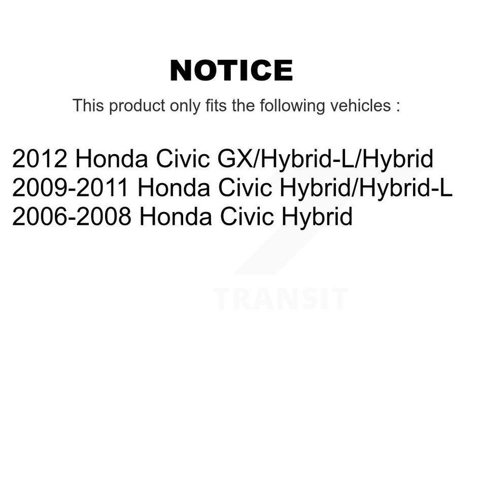 Rear Wheel Bearing Hub Assembly 70-512322 For Honda Civic