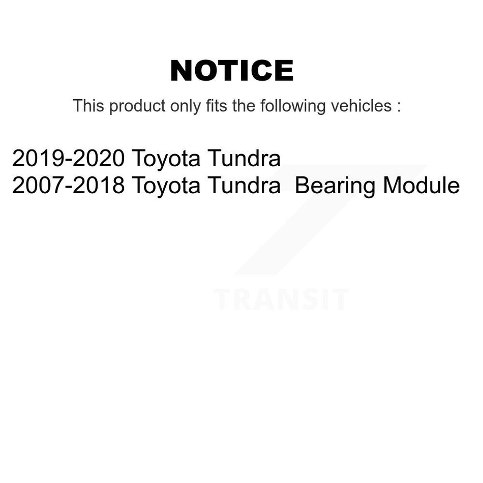 Rear Wheel Bearing Assembly 70-512351 For Toyota Tundra