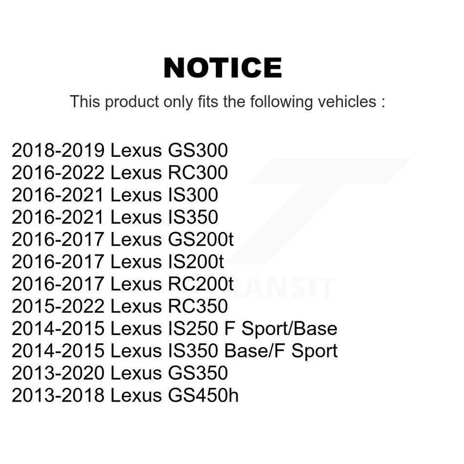 Rear Wheel Bearing Hub Assembly 70-512546 For Lexus GS350 IS250 IS300 IS200t IS350 RC350 RC300 RC200t GS300 GS200t GS450h